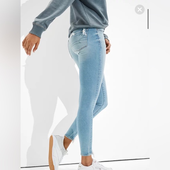 American Eagle Blue Jeans / Jeggings - Soft Knit - Picture 3 of 9